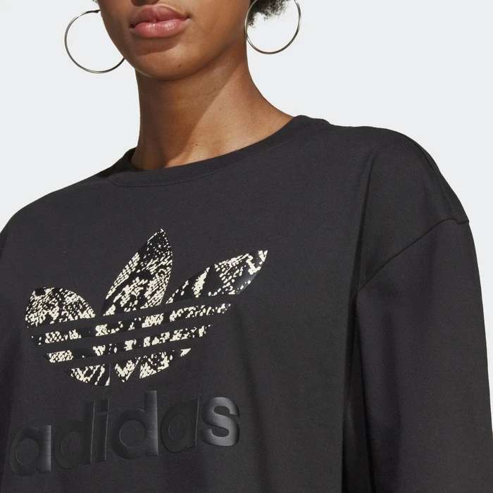 adidas Graphic T-Shirt kurzarm schwarz (Damen)