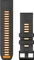 Garmin Ersatzarmband QuickFit 26 Silikon graphite/spark orange Vorschaubild