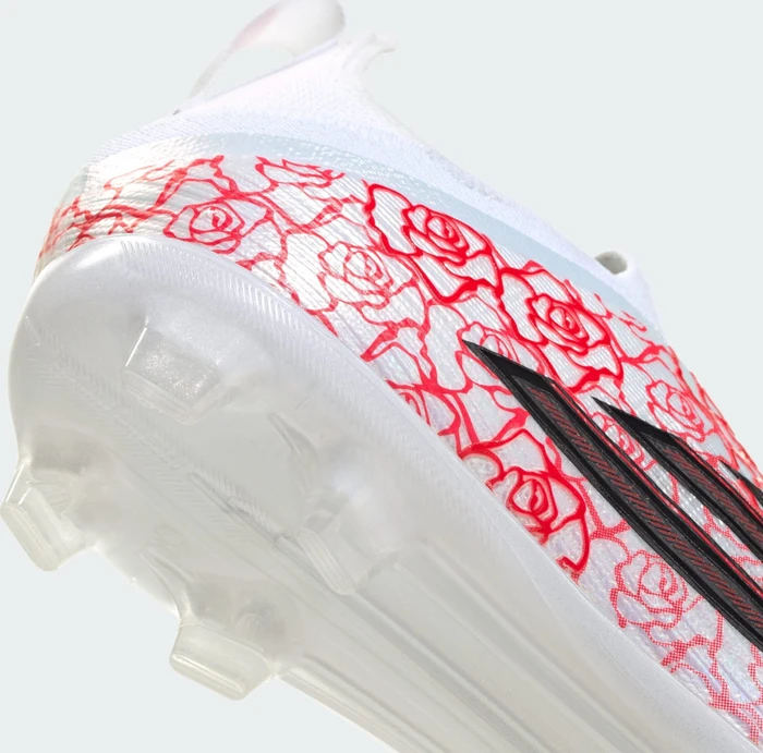 adidas F50 Elite Lamine Yamal Laceless FG cloud white/core black/lucid red (Junior)