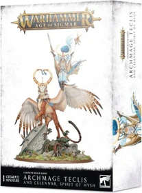 Games Workshop Warhammer Age of Sigmar - Lumineth Realm-Lords - Archmage Teclis and Celennar, Spirit of Hysh