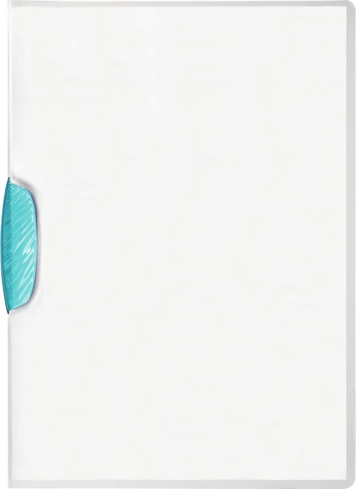 Durable Swingclip Klemmmappe, A4, mittelblau/transparent
