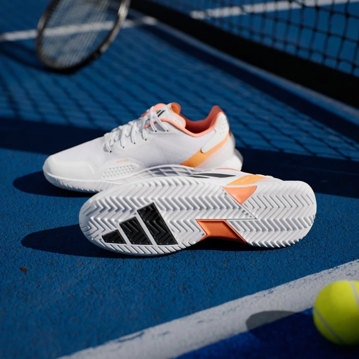 adidas Defiant Speed 2 cloud white/core black/lucid orange