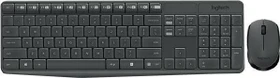 Logitech Wireless Desktop MK235, USB, EU