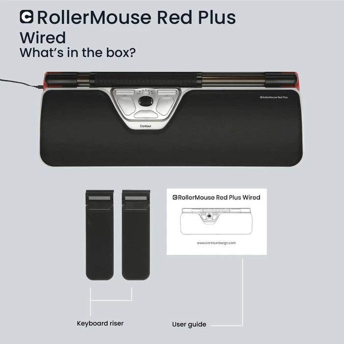 Contour Design RollerMouse Red Plus Wired, USB-C (CDRMRED20210) – Bild 5 von 5