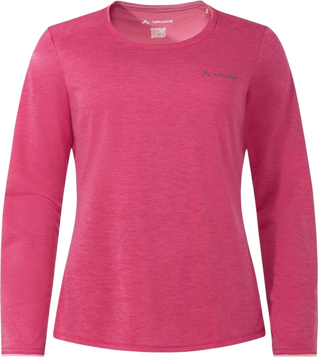 Vaude Essential Funktionsshirt langarm hibiscus pink (Damen)