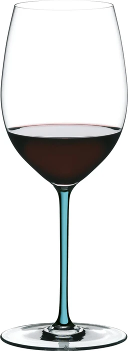 Riedel Fatto A Mano Cabernet/Merlot Rotweinglas türkis