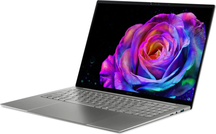 Acer Swift 16 AI OLED SF16-71T-90F6, Stone Wash Gray, Core Ultra X9 388H, 16GB RAM, 512GB SSD, DE