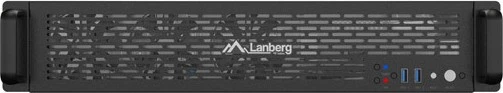 Lanberg Servergehäuse 520/12, schwarz, 2HE, ATX