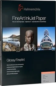 Hahnemühle FineArt Baryta Satin Inkjetpapier glänzend weiß, A4, 300g/m², 25 Blatt