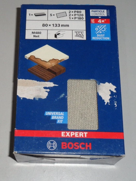 Bosch Professional EXPERT M480 Density Schleifblock superfein, 80x133mm, 1 Stück