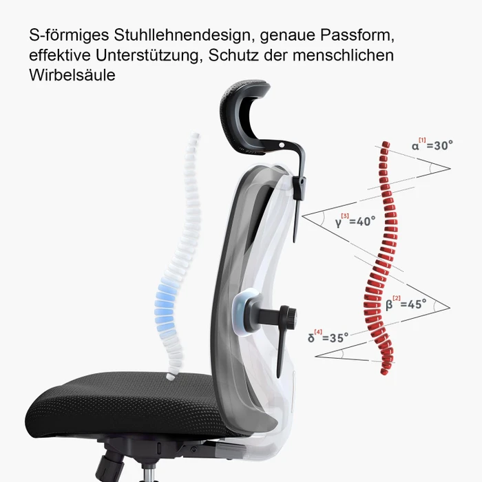 Sihoo M18 Classic Office Bürostuhl, schwarz