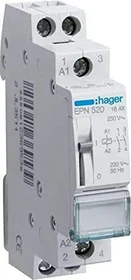Hager Fernschalter 2 Schließer 230V AC 110V DC 16A 1PLE