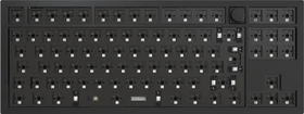 Keychron Q3 QMK Custom Knob Version, TKL 80% Layout, Barebone Tastatur, Carbon Black, ISO