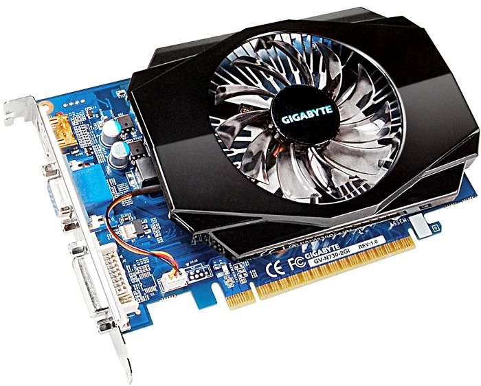 GIGABYTE GeForce GT 730, 2GB DDR3, VGA, DVI, HDMI