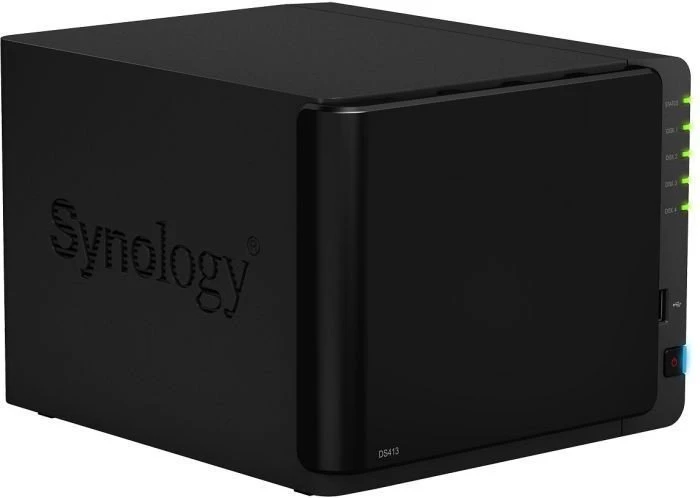 Synology DiskStation DS413 12TB, 1GB RAM, 1x RJ-45 1000Base-T, 2x USB-A 3.0