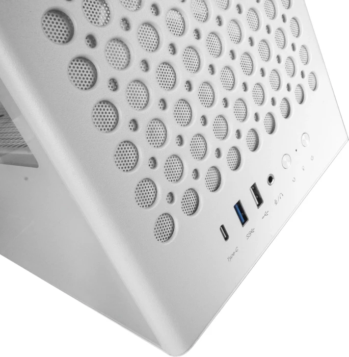 Mars Gaming MC-T800 White, Glasfenster