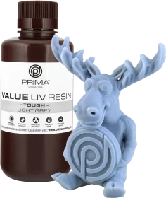 PrimaCreator Value Tough UV (ABS Like) Light Grey, 500g