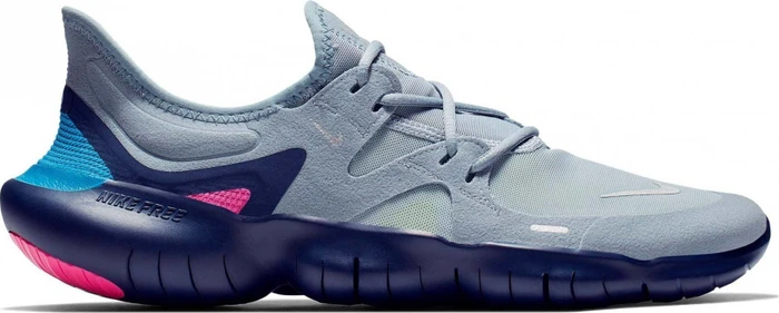 Nike Free RN 5.0 obsidian mist/midnight navy/volt/metallic silver (Herren)