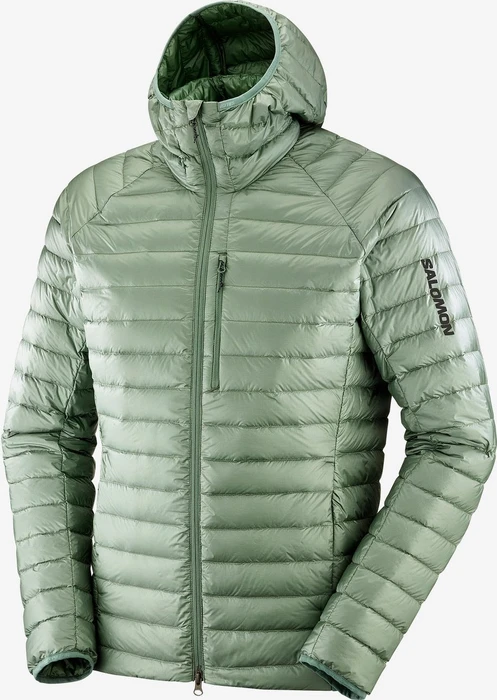 Salomon Elixir Micro Down Hooded Funktionsjacke laurel wreath (Herren)