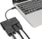 Digitus USB-C 3in1 Triple Monitor Adapter, USB-C auf HDMI/DisplayPort/VGA, schwarz Vorschaubild