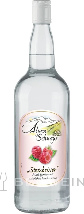 Alpenschnaps Steinbeisser Himbeere 1l