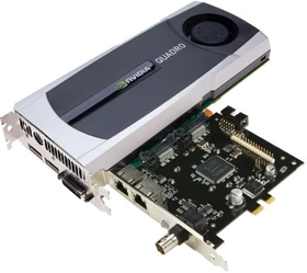 PNY Quadro 6000 + Genlock-Sync Card, 6GB GDDR5, DVI, S-Video, 2x DP