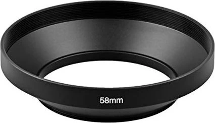 ayex Aluminium Weitwinkel Gegenlichtblende-Sonnenblende 58mm