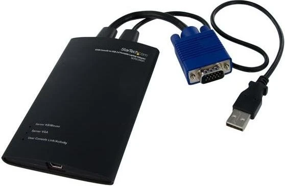 StarTech KVM Console to USB 2.0 Portable Laptop Crash Cart Adapter