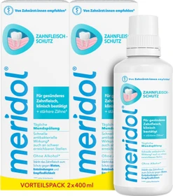 Meridol Zahnfleischschutz Mundspülung, 800ml (2x 400ml)