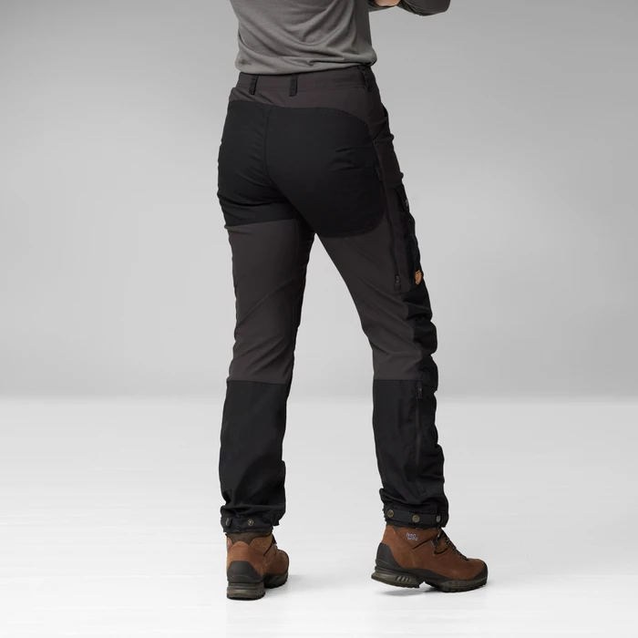 Fjällräven Keb Curved Hose lang schwarz (Damen)
