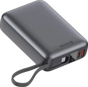 Swissten Powerbank USB-C-Kabel 20000mAh schwarz