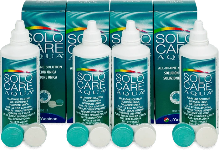Alcon SoloCare Aqua All-in-one-Lösung Systempack, 1.44l (4x 360ml)