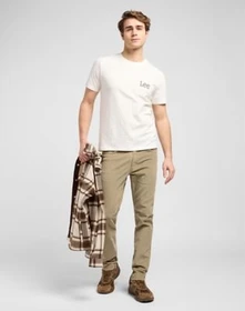 Lee Medium Wobbly T-Shirt kurzarm ecru (Herren)