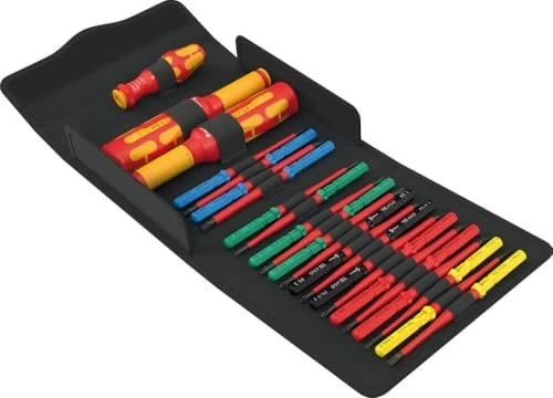 Wera Kraftform Kompakt VDE Safe-Torque Speed Schaltschrank-Set 1 Bitset inkl. Tasche, 23-tlg.