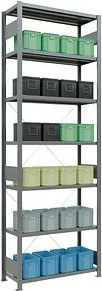 Schulte Lagertechnik Multiplus 250 Schwerlastregal 100x300x40cm verzinkt