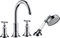 Hansgrohe Axor Montreux 4-Loch Fliesenrandarmatur mit Kreuzgriffen Vorschaubild
