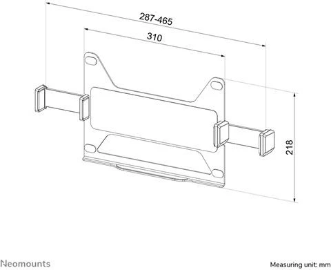 Mozos Neomounts, Notebook-Stand 11.6-17.3", schwarz