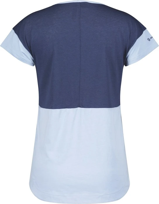 Scott Trail Flow Dri Trikot kurzarm glace blue/midnight blue (Damen)