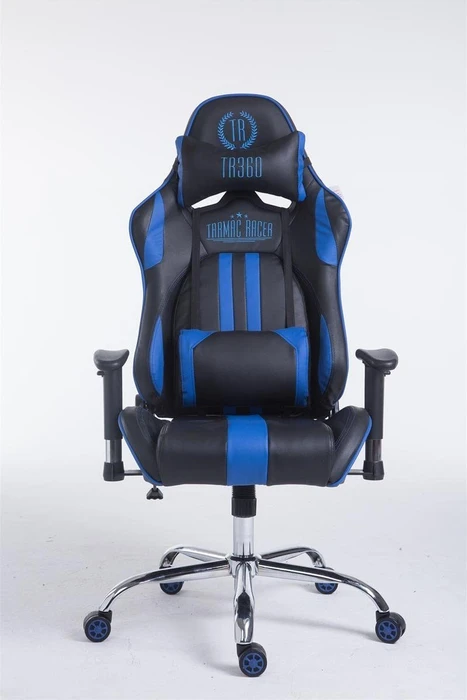 CLP Racing Limit V2 Kunstleder Gamingstuhl, schwarz/blau