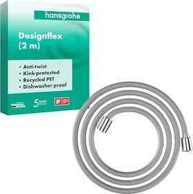 Hansgrohe Designflex Brauseschlauch 200cm, Kunststoff chrom
