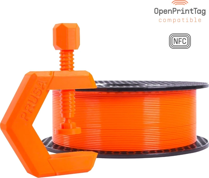 Prusa Prusament NFC PETG, prusa orange, Spule, 1.75mm, 1.00kg