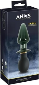 Anos Double-Ended Butt Plug mit Vibration