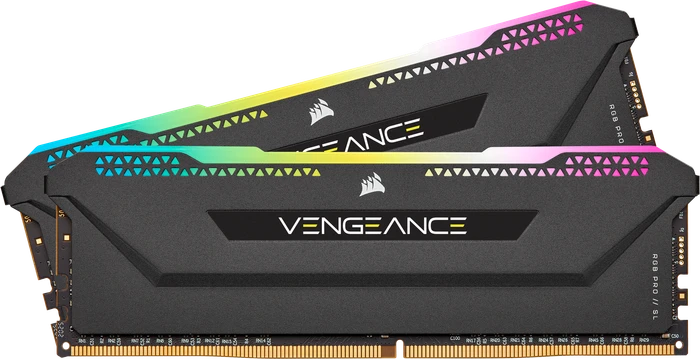 Corsair Vengeance RGB PRO SL schwarz UDIMM 32GB Kit, DDR4-3200, CL16-20-20-38