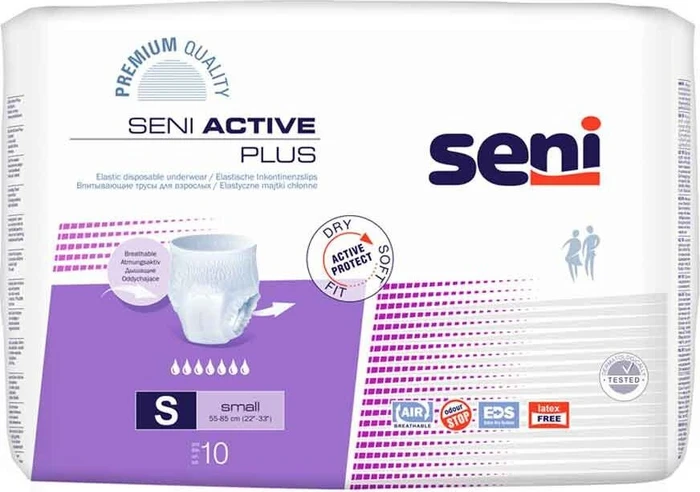 Seni Active Plus Schutzhose Größe S, 80 Stück