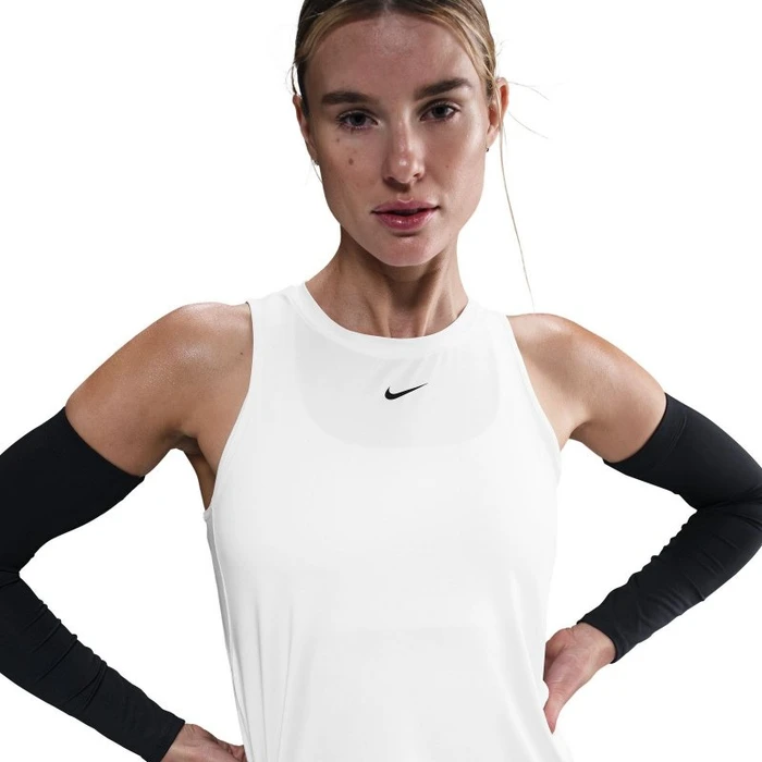 Nike One Classic Dri-FIT Funktionsshirt ärmellos weiß/schwarz (Damen)