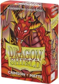 Dragon Shield Matte Sleeves Japanese crimson, 60 Stück