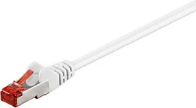 goobay Patchkabel, Cat6, S/FTP, RJ-45/RJ-45, 20m, weiß