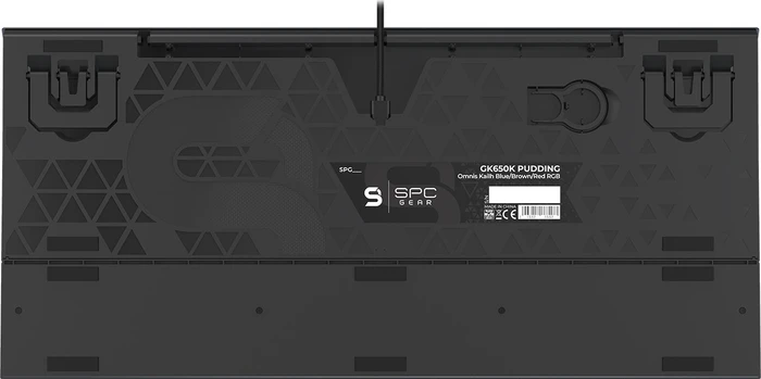 Endorfy SilentiumPC SPC Gear GK650K Omnis Pudding Edition, LEDs RGB, Kailh RED, USB, DE