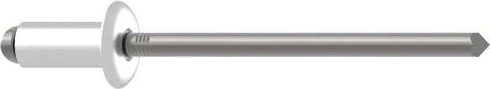 Gesipa A4 Edelstahl Flachrundkopf Blindniete 4x12mm, 500 Stück