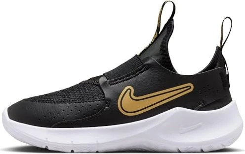 Nike Flex Runner 3 black/white/metallic gold (Junior)